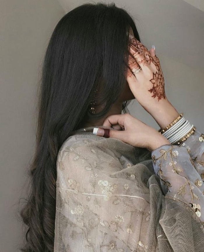 alone girl dp hidden face