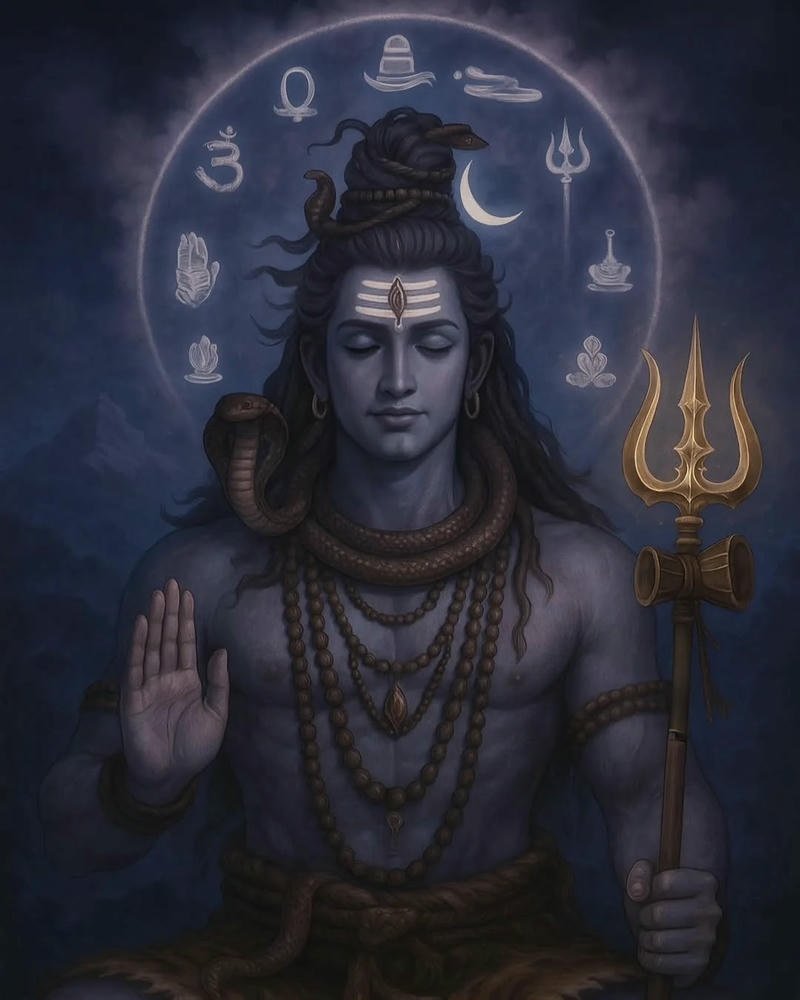 bholenath sticker photo