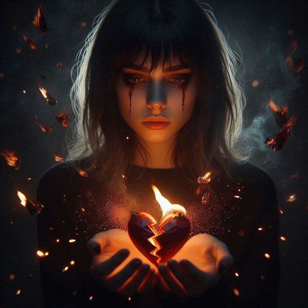 broken heart dp emotion