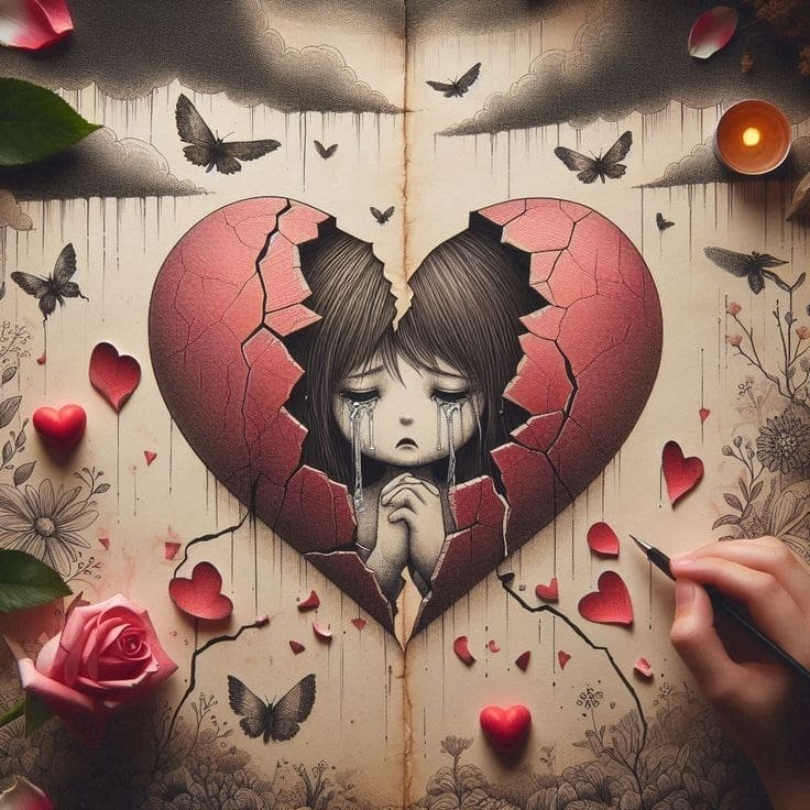 broken heart dp mood