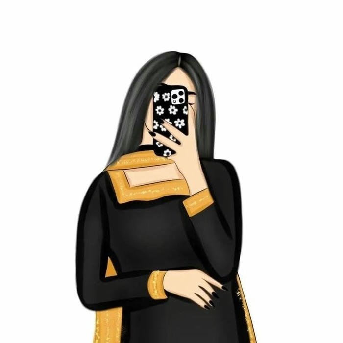 cartoon dp for girls