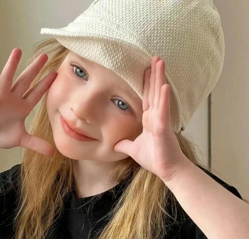 cute girl standing pose