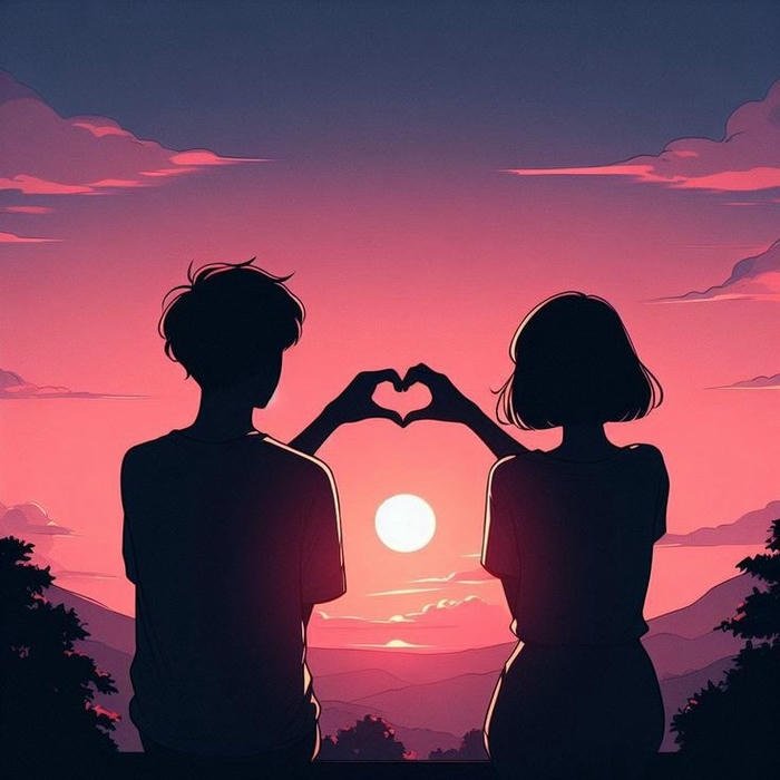 cute love dp pic