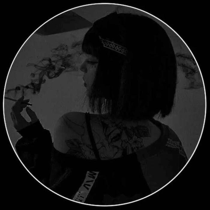 dark sad girl dp