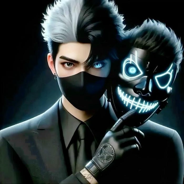 dp cartoon boy with phone