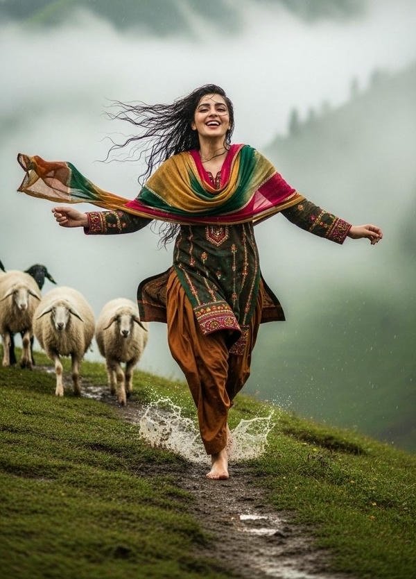 dp stylish girl side face