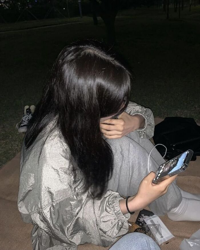 hidden face dp girls aethetic full hd