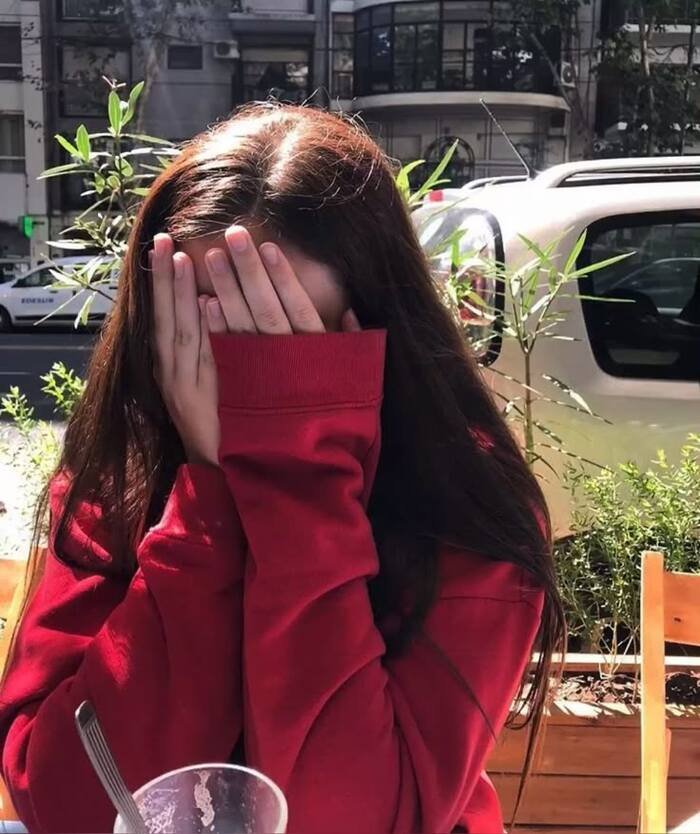 hidden face dp girls aethetics hd