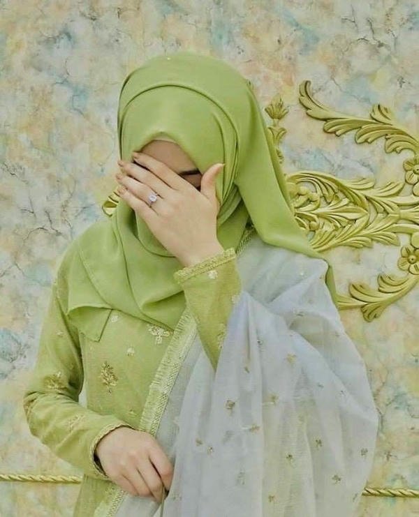 muslim girl happy dp
