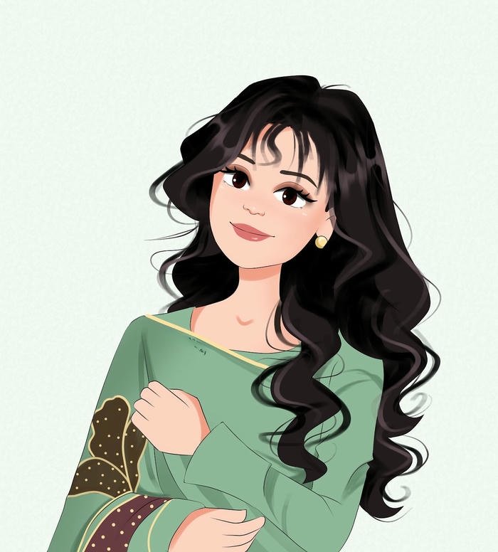 sad cartoon dp for girls