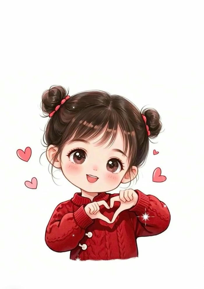 stylish cartoon girl dp