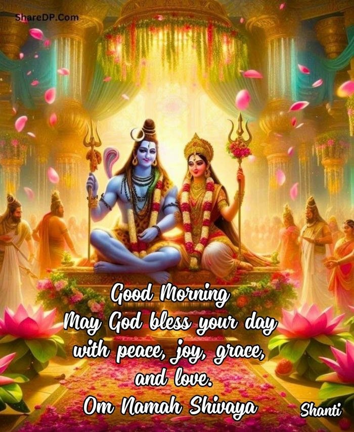 aesthetic good morning happy namah om positive with picture shivaya images spiritual