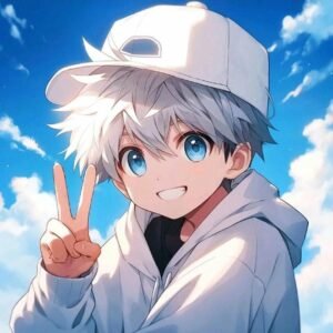 anime boy face dp