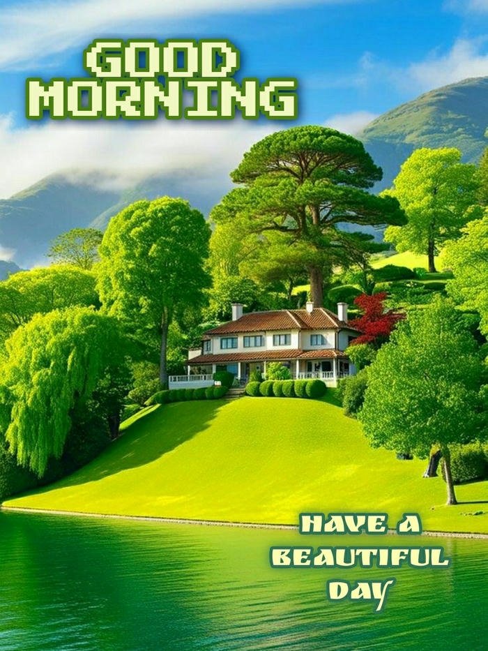 beautiful nature good morning images with green fields