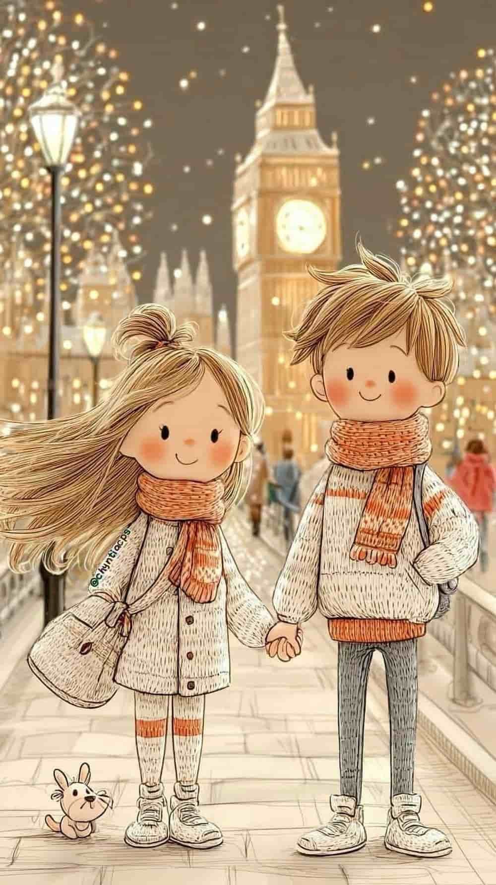 couple love dp for whatsapp