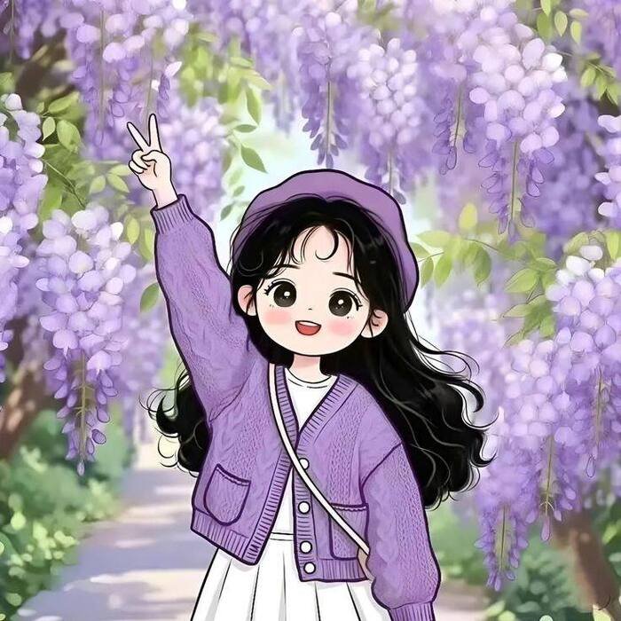 cute cartoon girl images for whatsapp dp ig hd