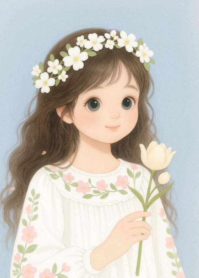 cute cartoon girl images for whatsapp dp pinterest hd