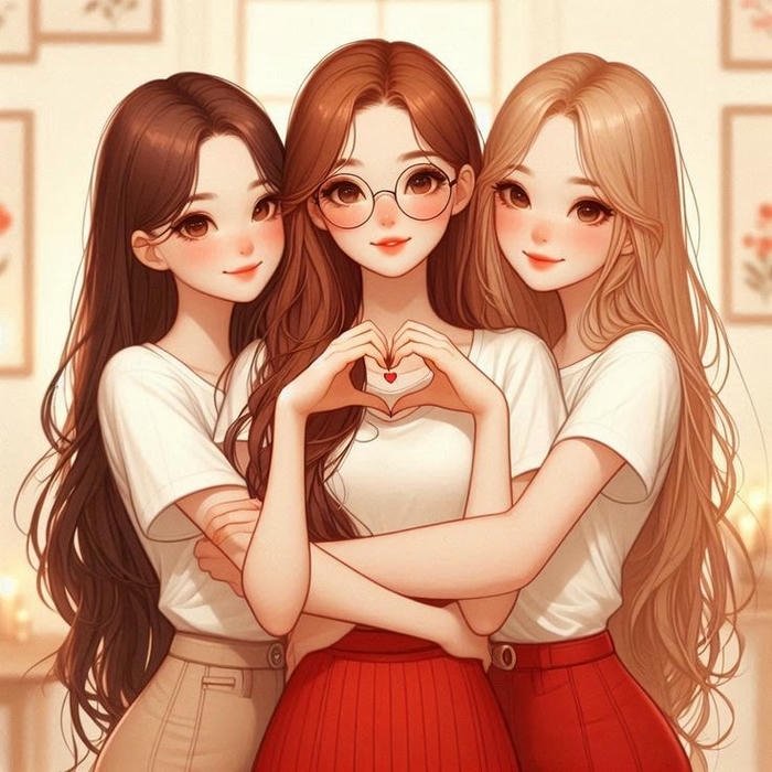 cute friendship dp