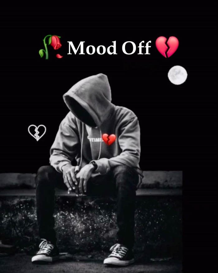cute mood off photo dp