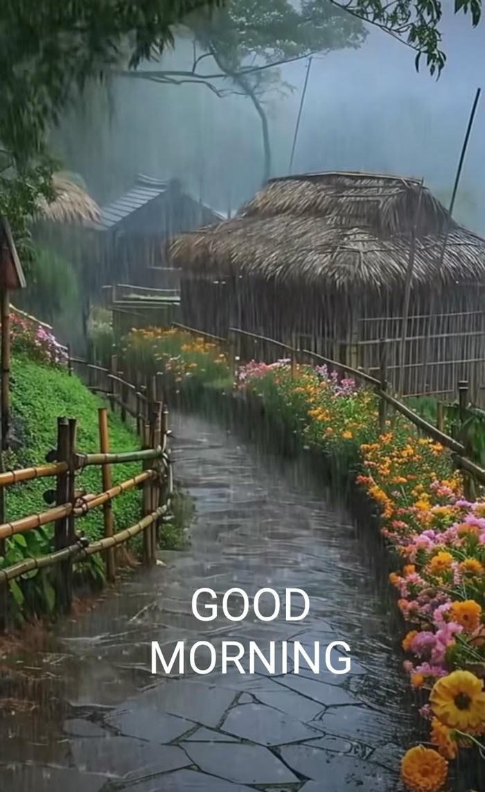 flowers morning smile images greeting aesthetic rain good peaceful