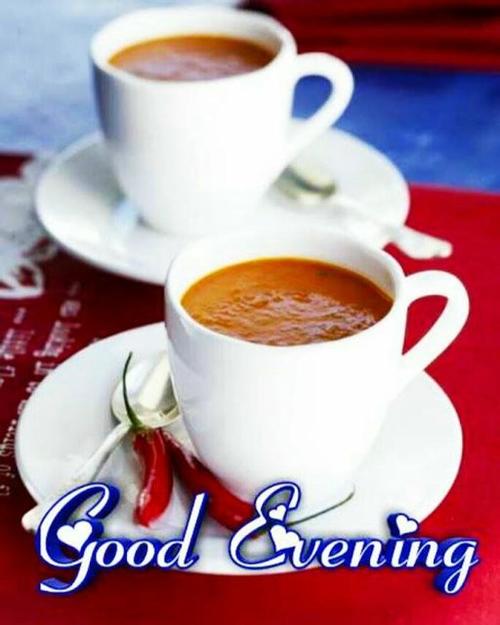 good evening images for friends colorful