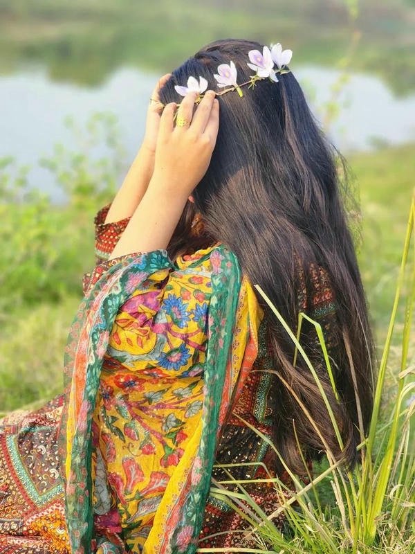 hidden face stylish cute girl images