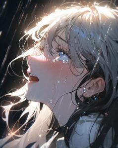 latest sad dp girl cartoon