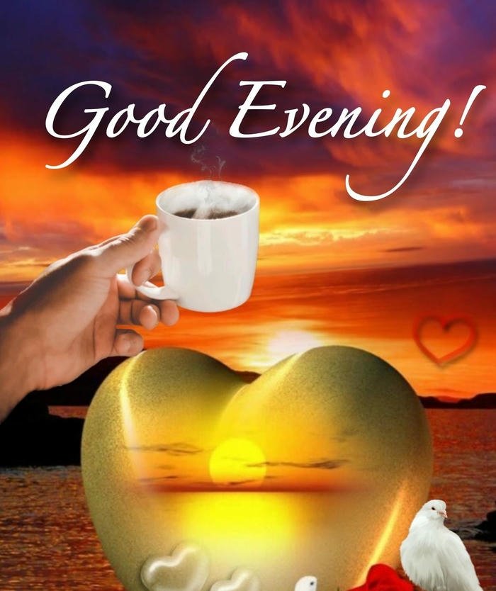 peaceful nature good evening images tea mug hd photo