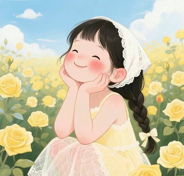 pinterest cute cartoon girl images for whatsapp dp hd