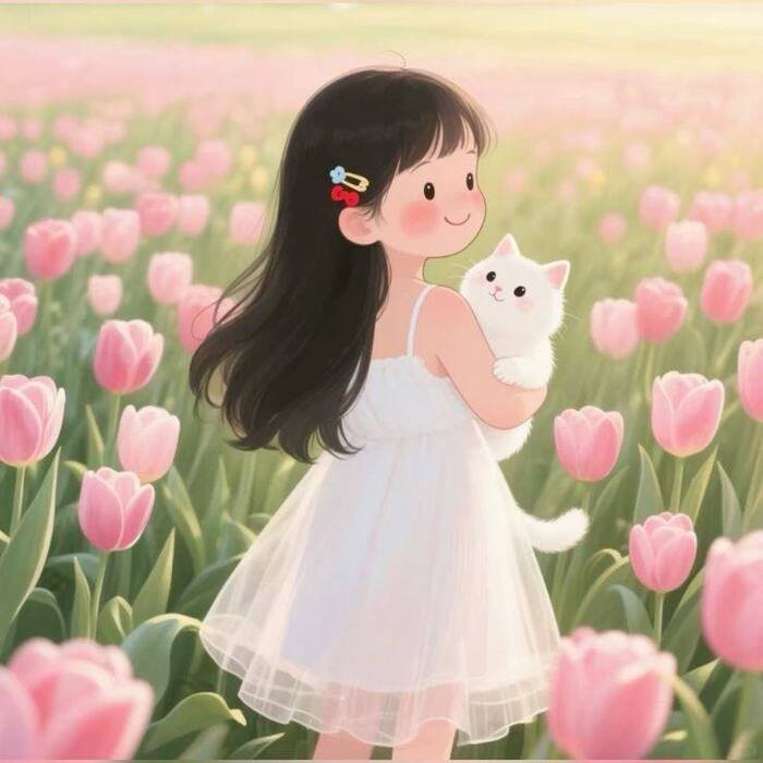 pinterest cute cartoon girl images for whatsapp dp ig