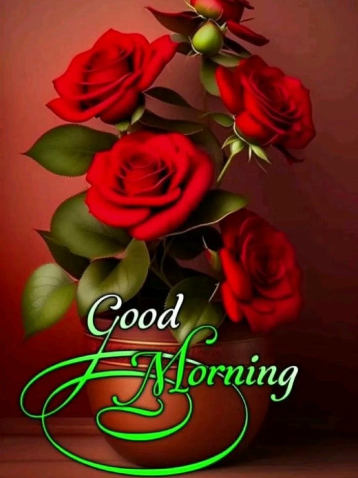 romantic images greeting quotes beautiful morning red good rose smile