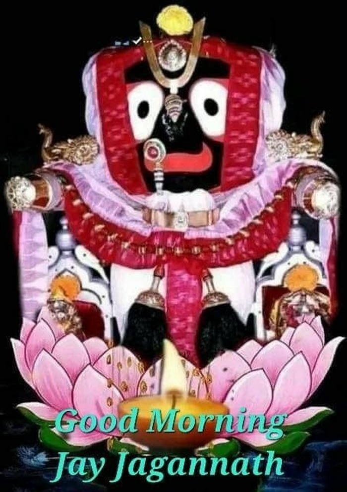 romantic morning blessing aesthetic good spiritual flowers jagannath images