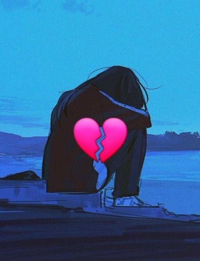 sad dp alone 14