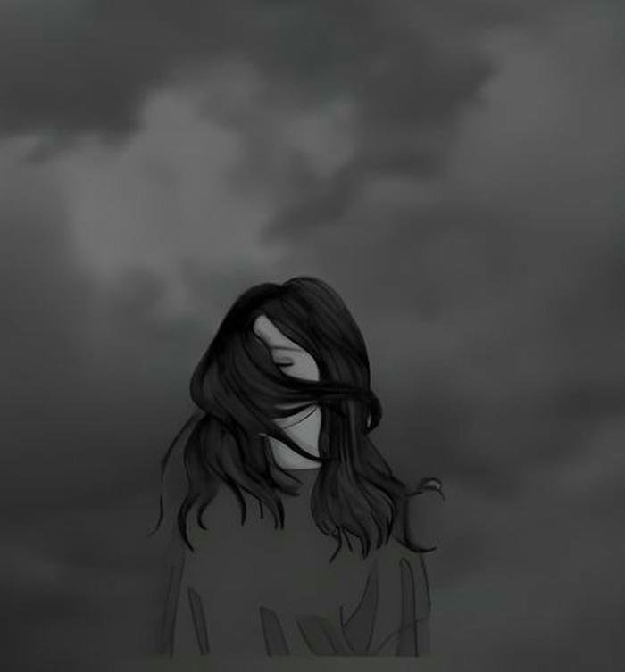 sad lonely girl wallpaper