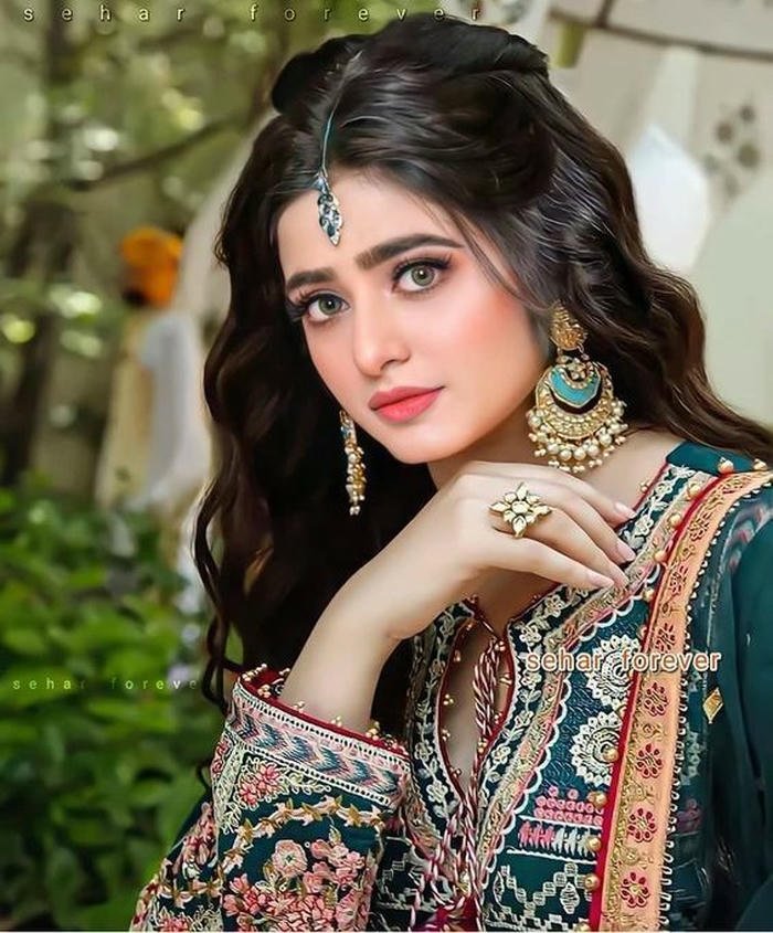 simple girl dp village look