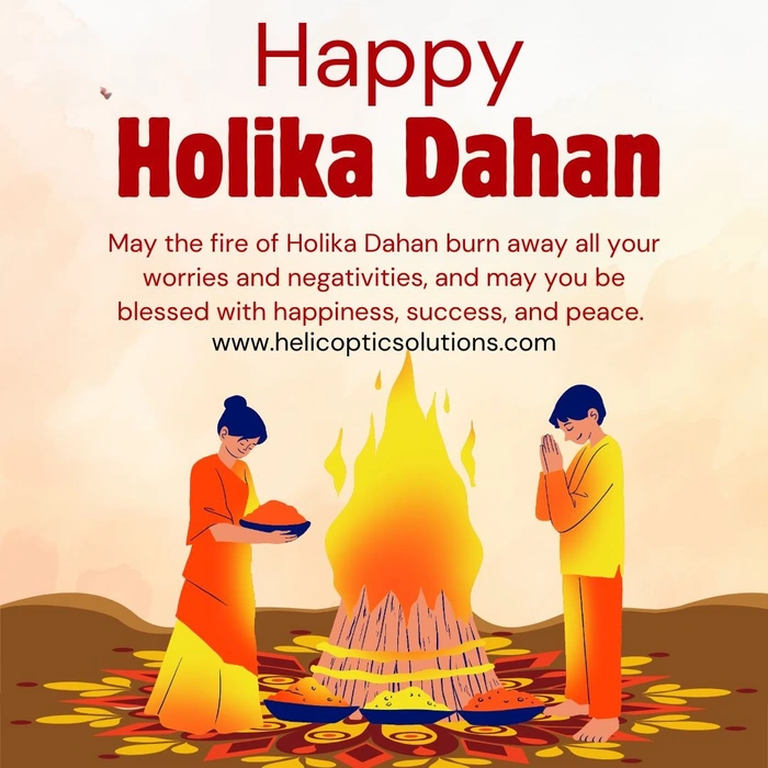 amazing happy holika dahan image
