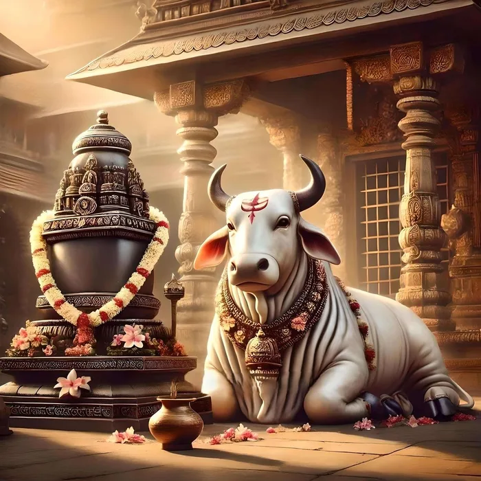 artistic 3d wallpaper of divine nandi god pictures hd