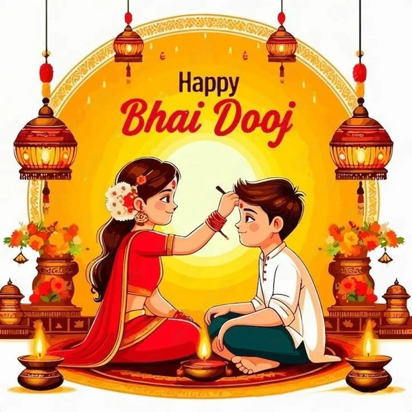 beautiful happy bhai dooj images