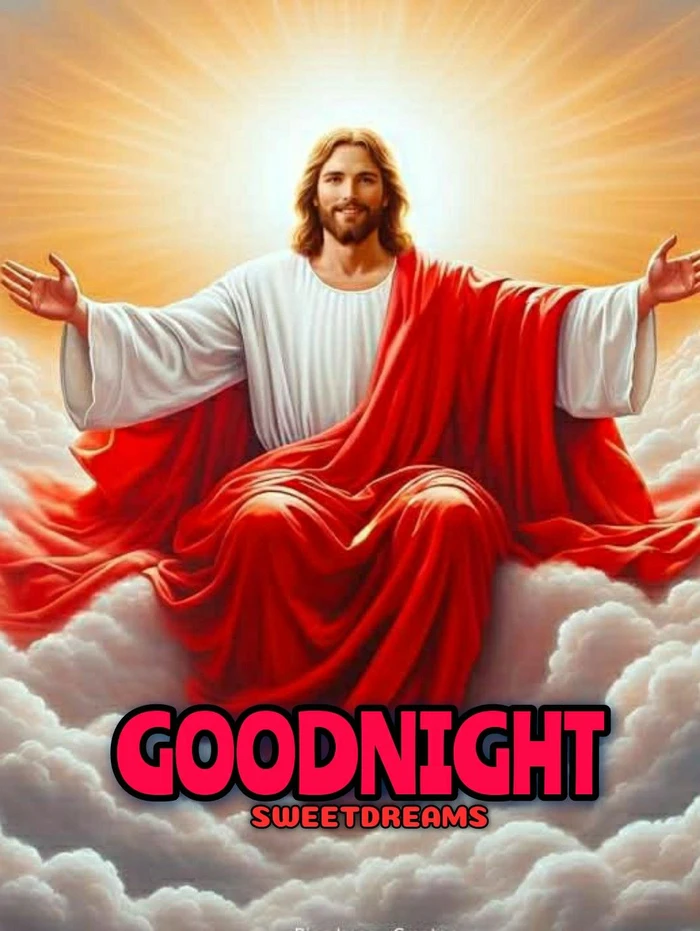 creative good night jesus images