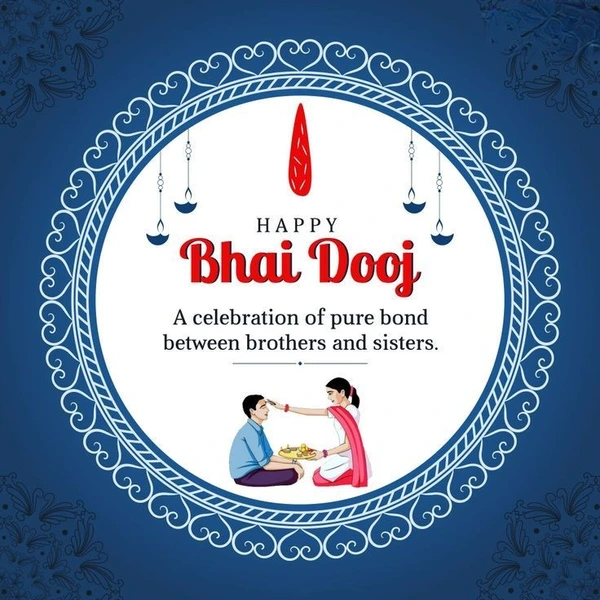 creative happy bhai dooj images