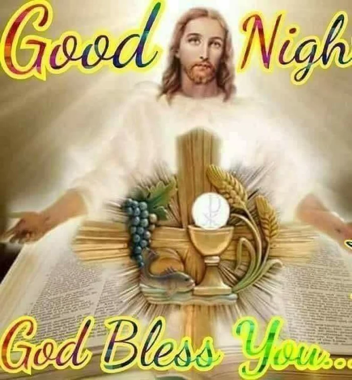 cute good night jesus images