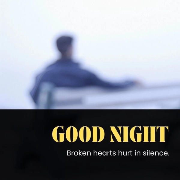 emotional good night sad image