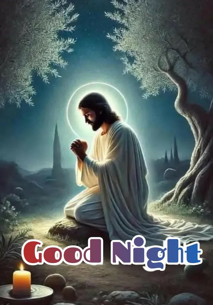 famous good night jesus images