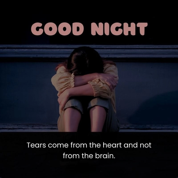 famous good night sad image