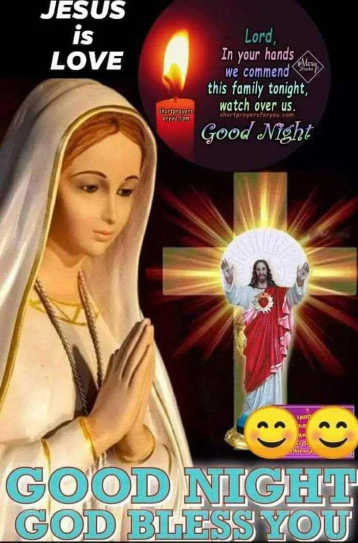 fantastic good night jesus images