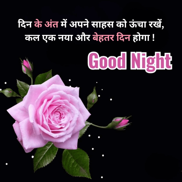 good night rose image cool design