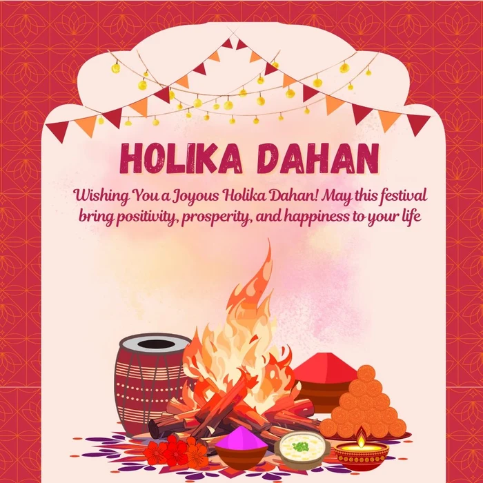 happy holika dahan image with quotes