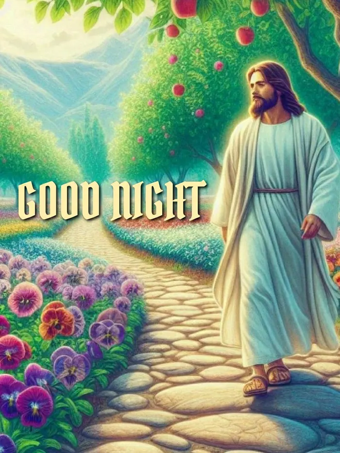 special good night jesus images