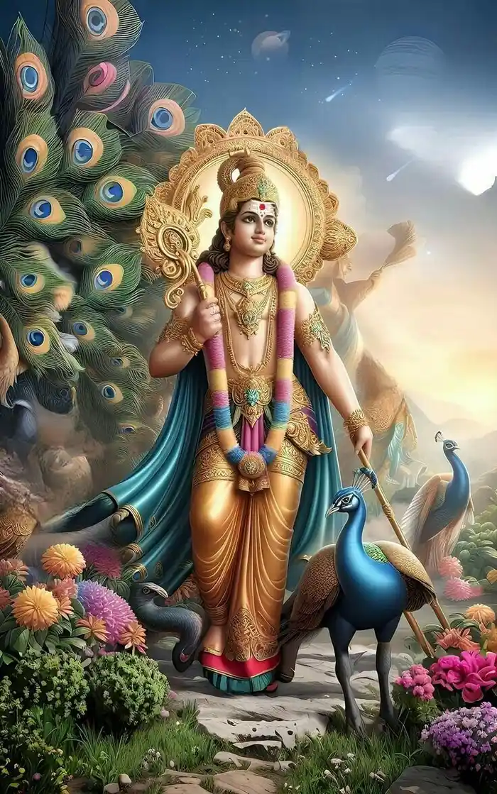 spiritual background with karthikeya god hd photos free
