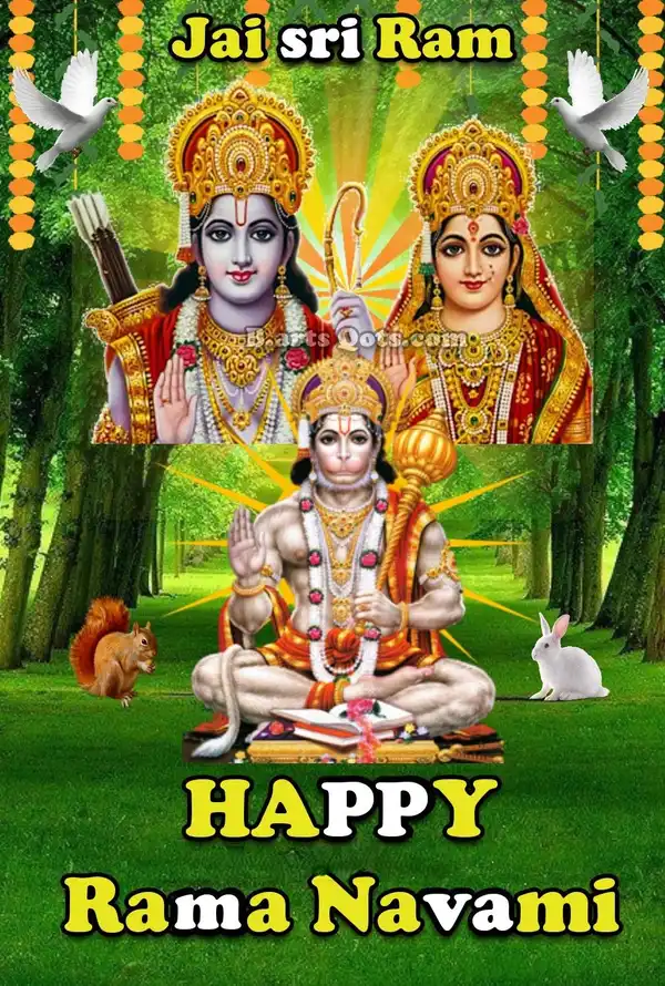 beautiful happy ram navami wishes images gallery
